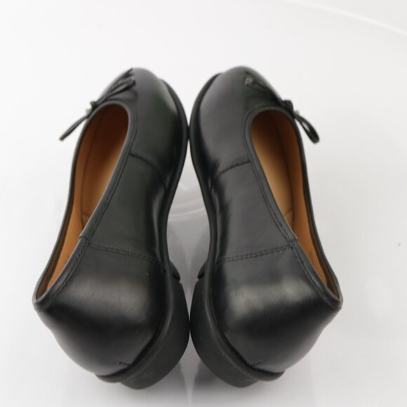 Florsheim Womens Emi Ballet Flat Size 36 6 Black Leather Slip On Work Shoe Comfy - Picture 7 of 10